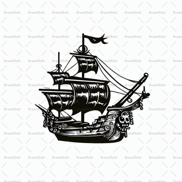 Antikes Piratenschiff